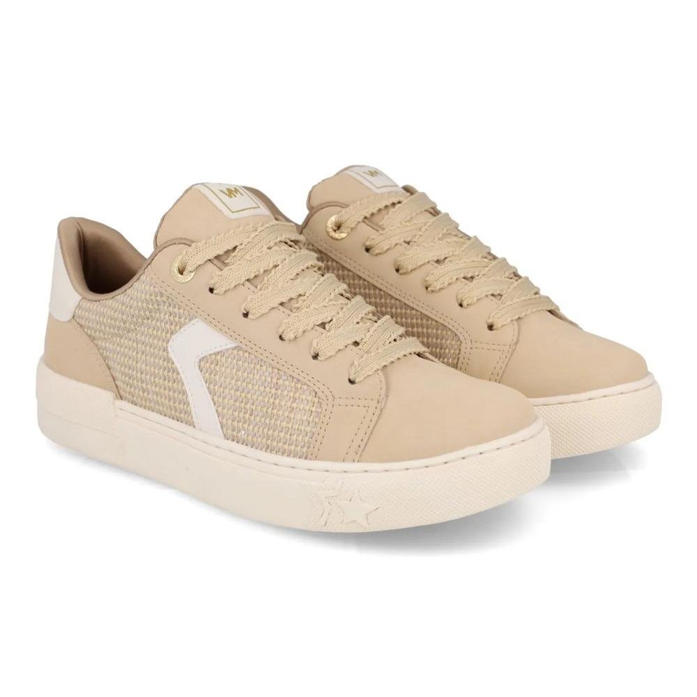 Tênis Via Marte Casual Amaretto Feminino Bege 4