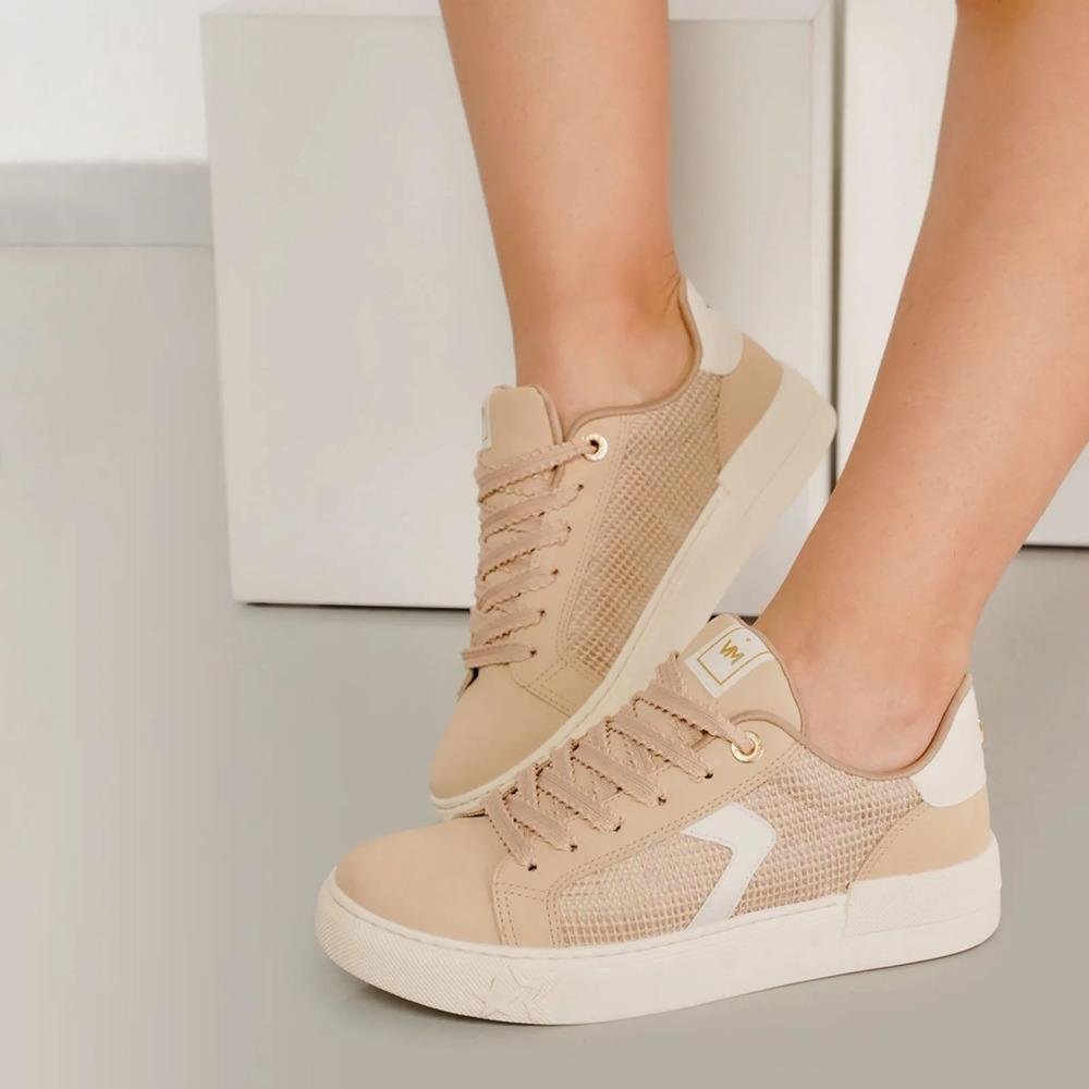 Tênis Via Marte Casual Amaretto Feminino Bege 9