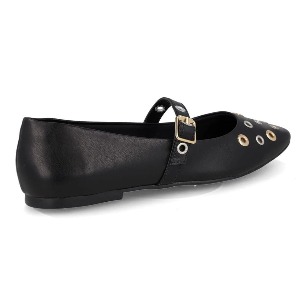 Sapatilha Via Marte Perfurada Feminina Preto 6