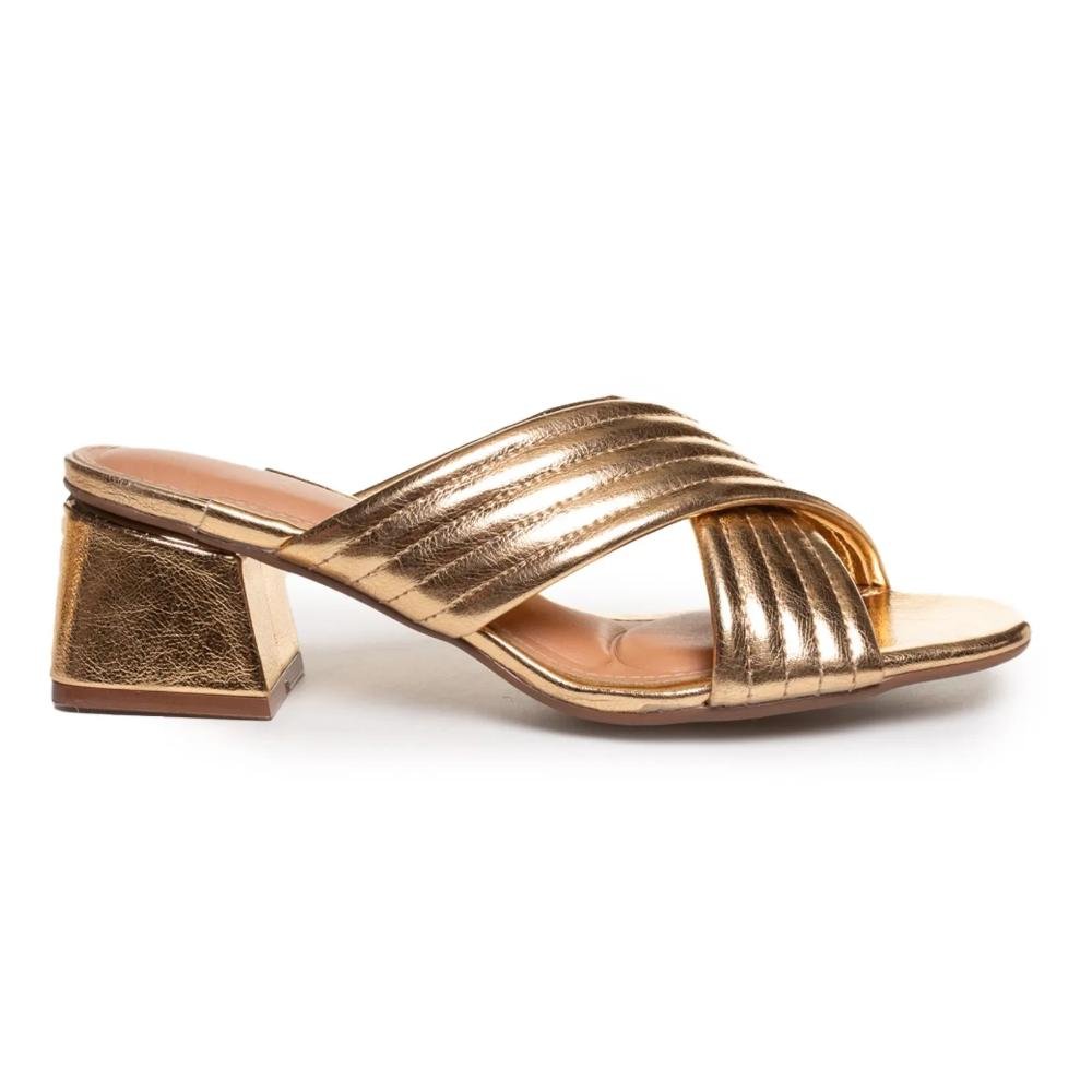 Sandália Vizzano Salto Grosso Feminino