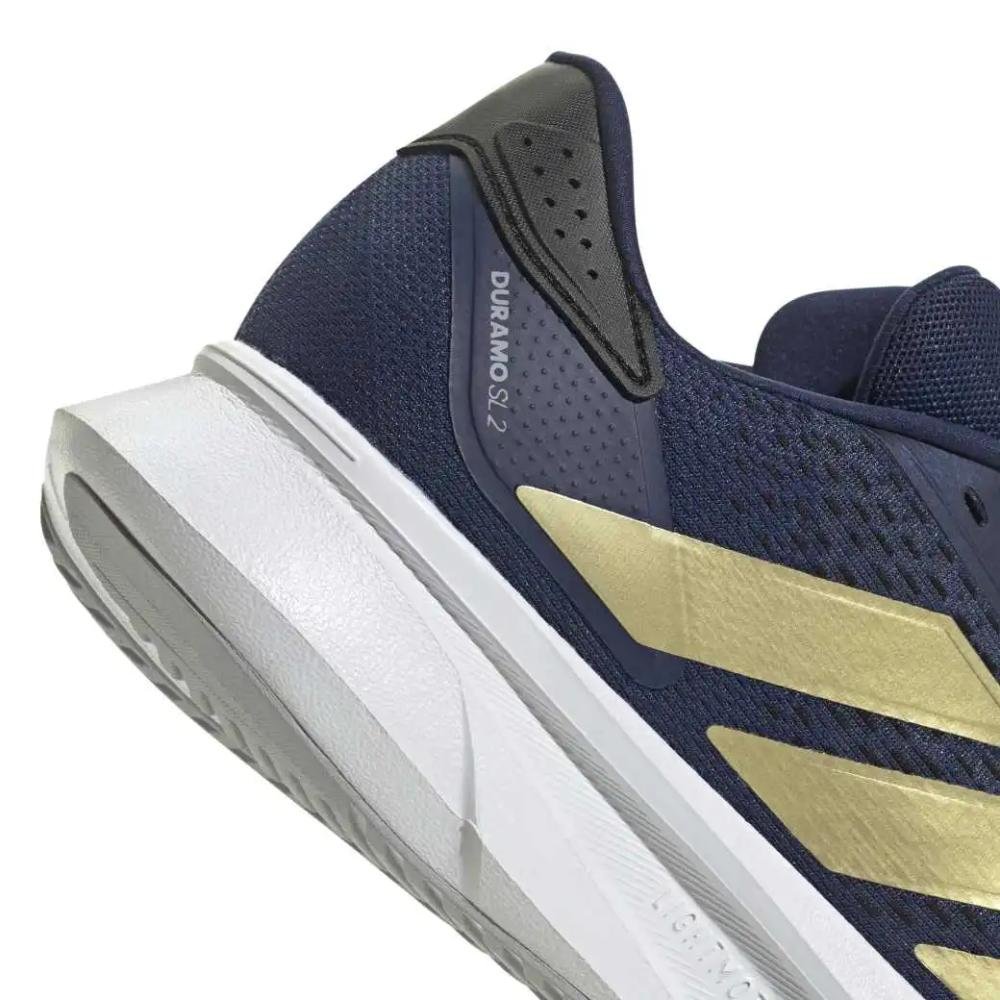 Tênis Adidas Duramo SL 2 Feminino Marinho/Dourado 6