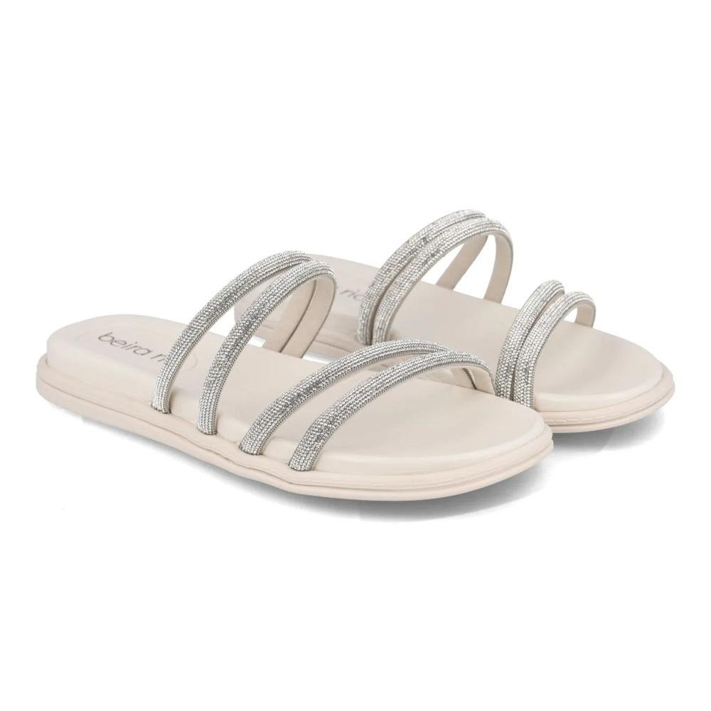 Tamanco Beira Rio Papete Feminino Off White 3