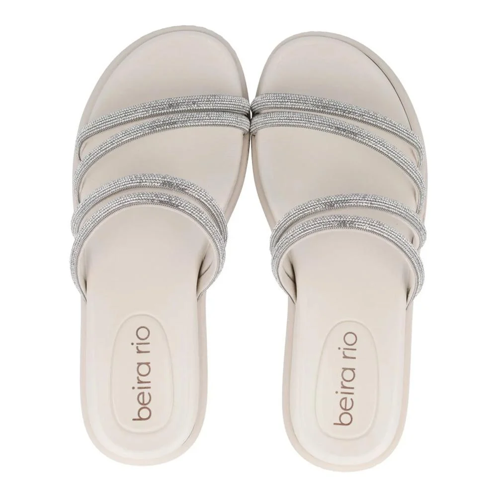 Tamanco Beira Rio Papete Feminino Off White 5