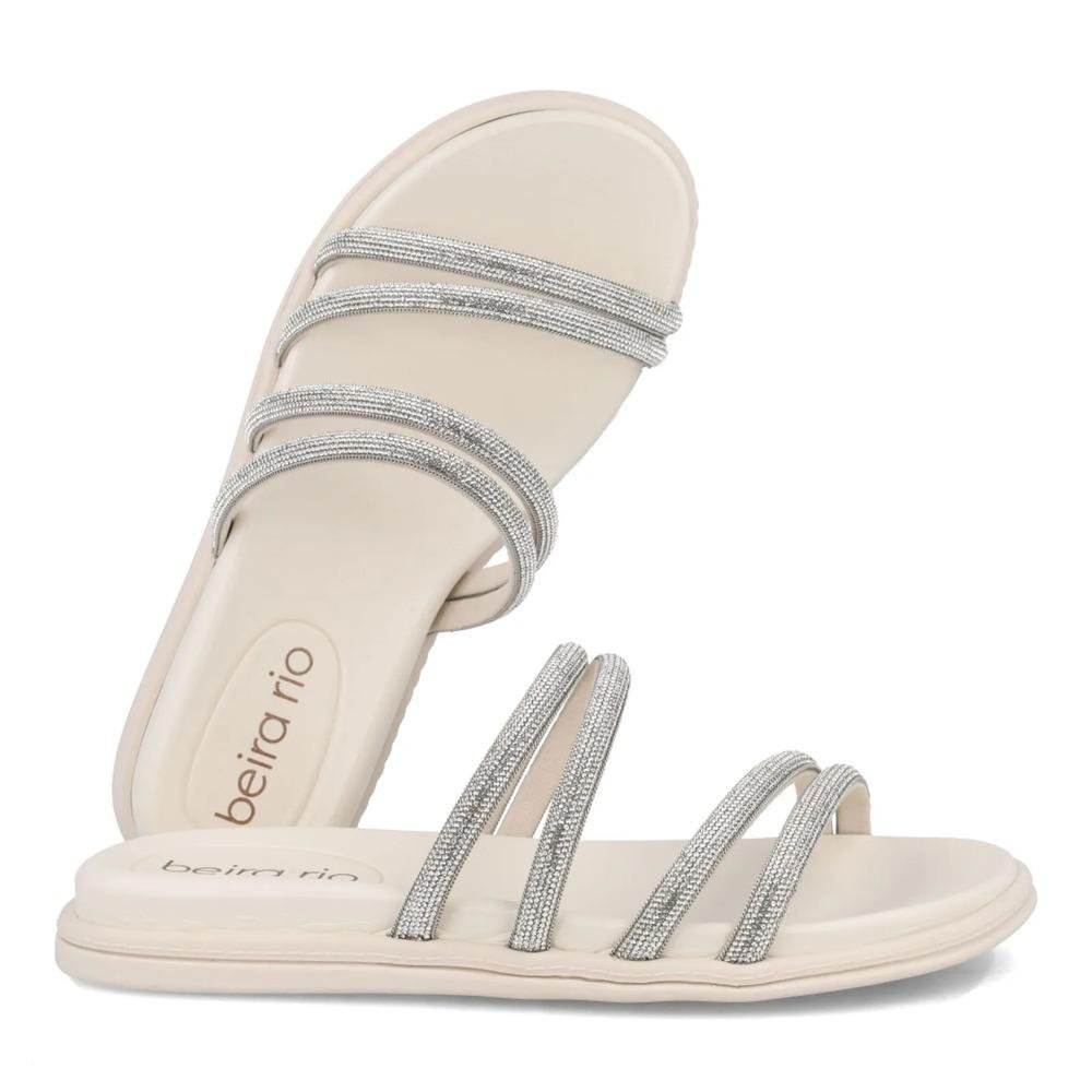 Tamanco Beira Rio Papete Feminino Off White 6