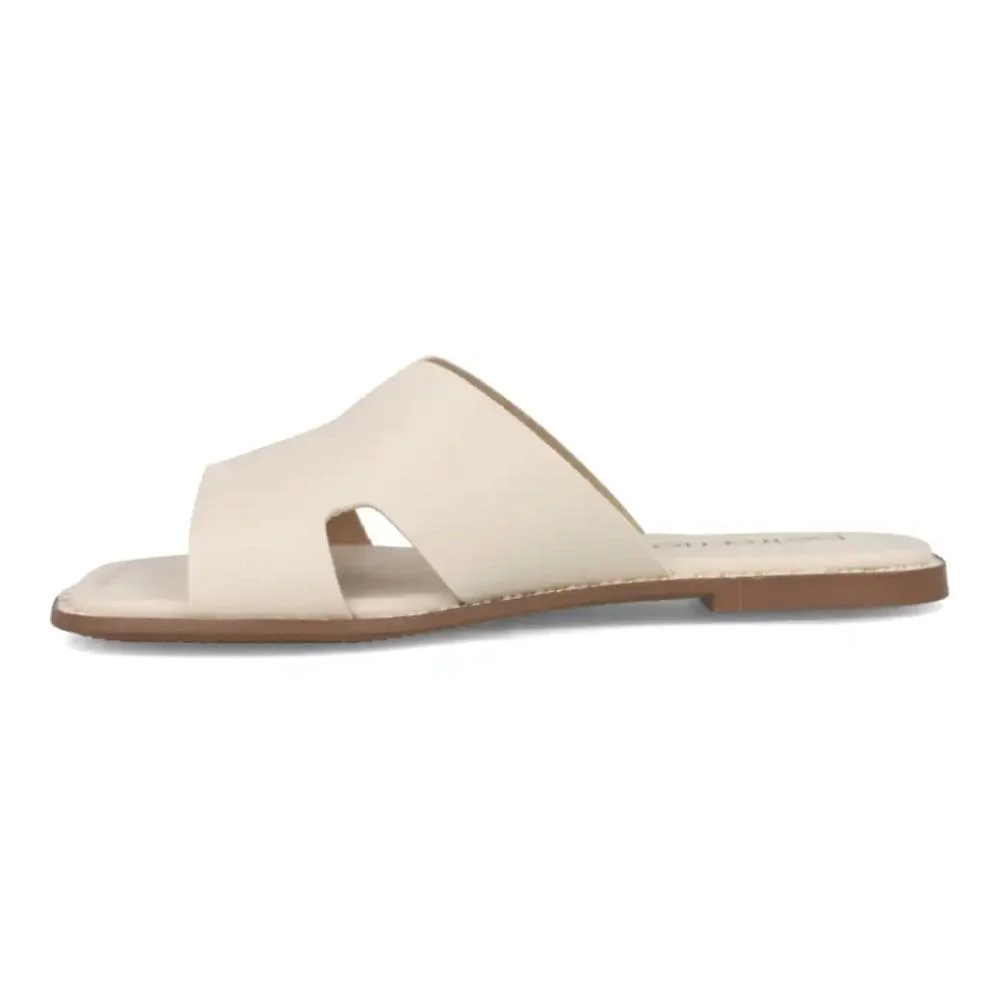 Tamanco Beira Rio Rasteira Feminino Off White 2