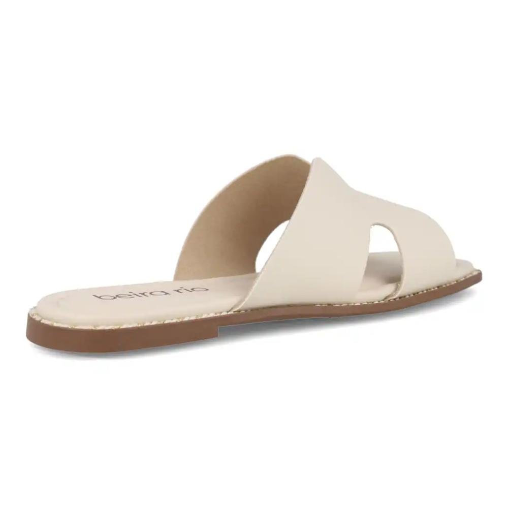 Tamanco Beira Rio Rasteira Feminino Off White 6