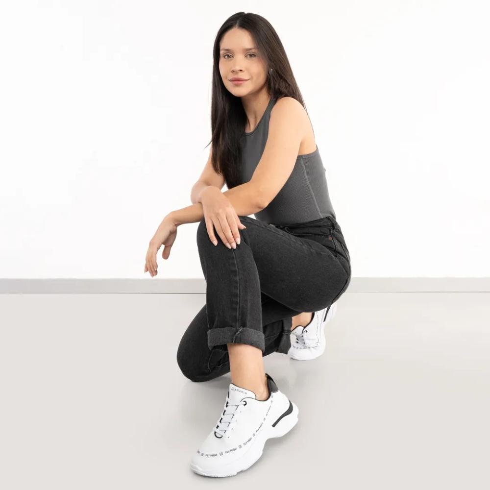 Tênis Ramarim Live Your Dreams Feminino Branco/Preto 10