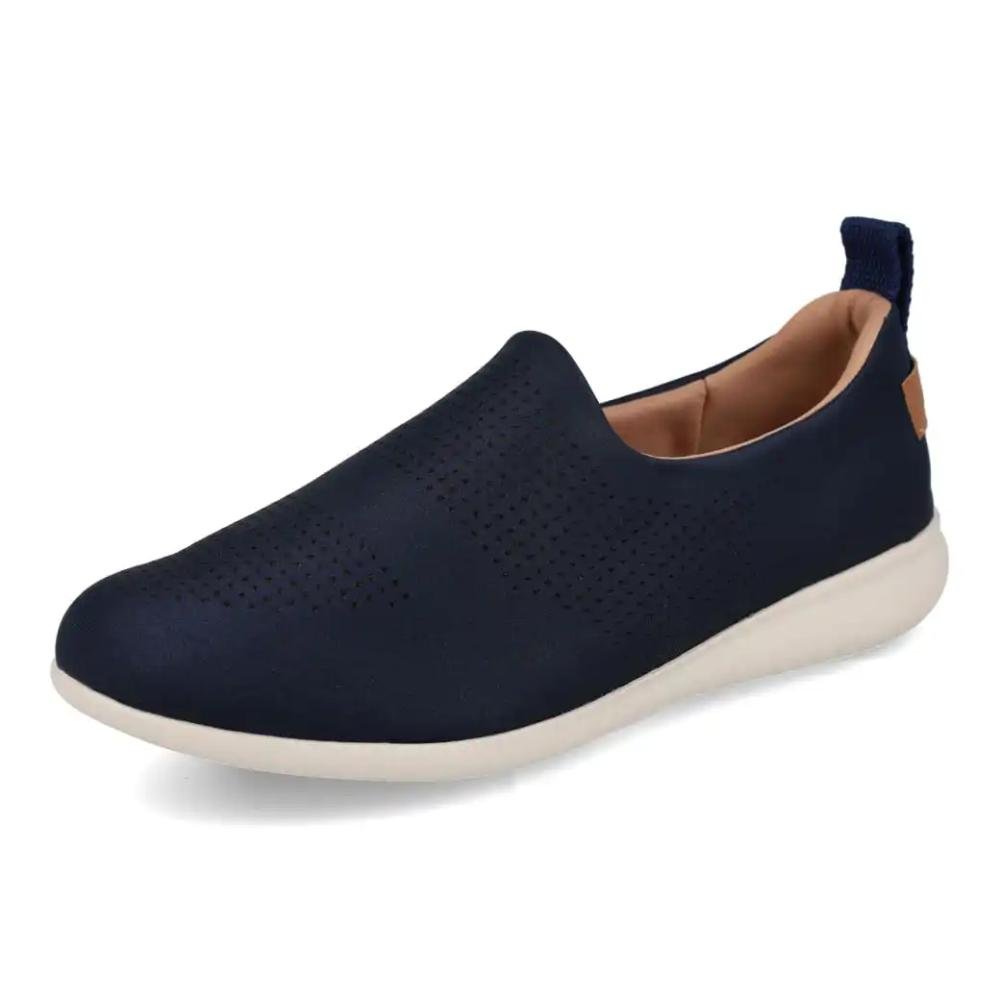 Tênis Usaflex Slip On Ultra Light Feminino Marinho 5
