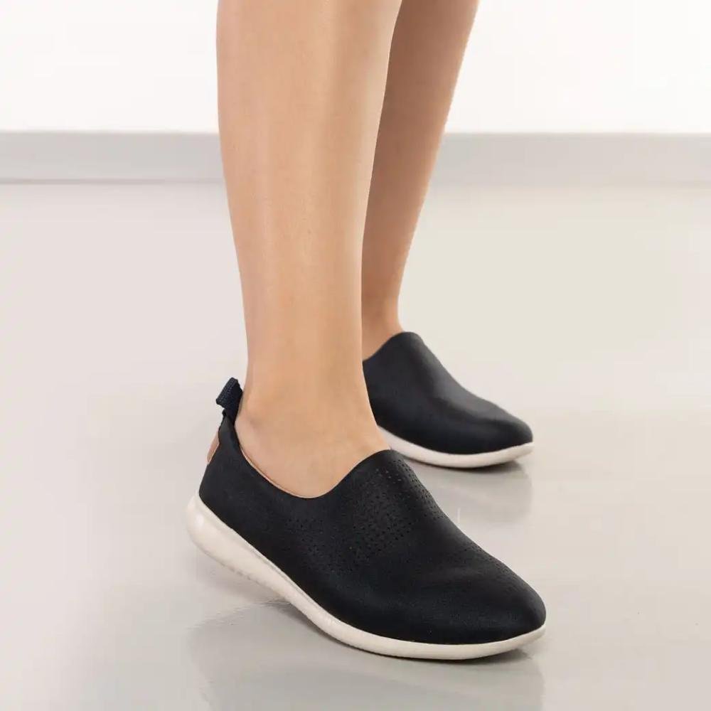 Tênis Usaflex Slip On Ultra Light Feminino Marinho 7