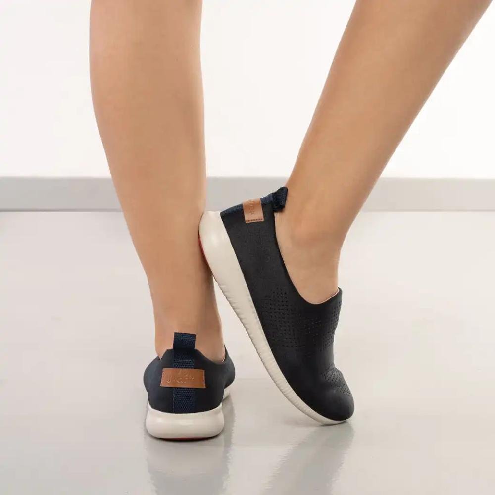 Tênis Usaflex Slip On Ultra Light Feminino Marinho 8