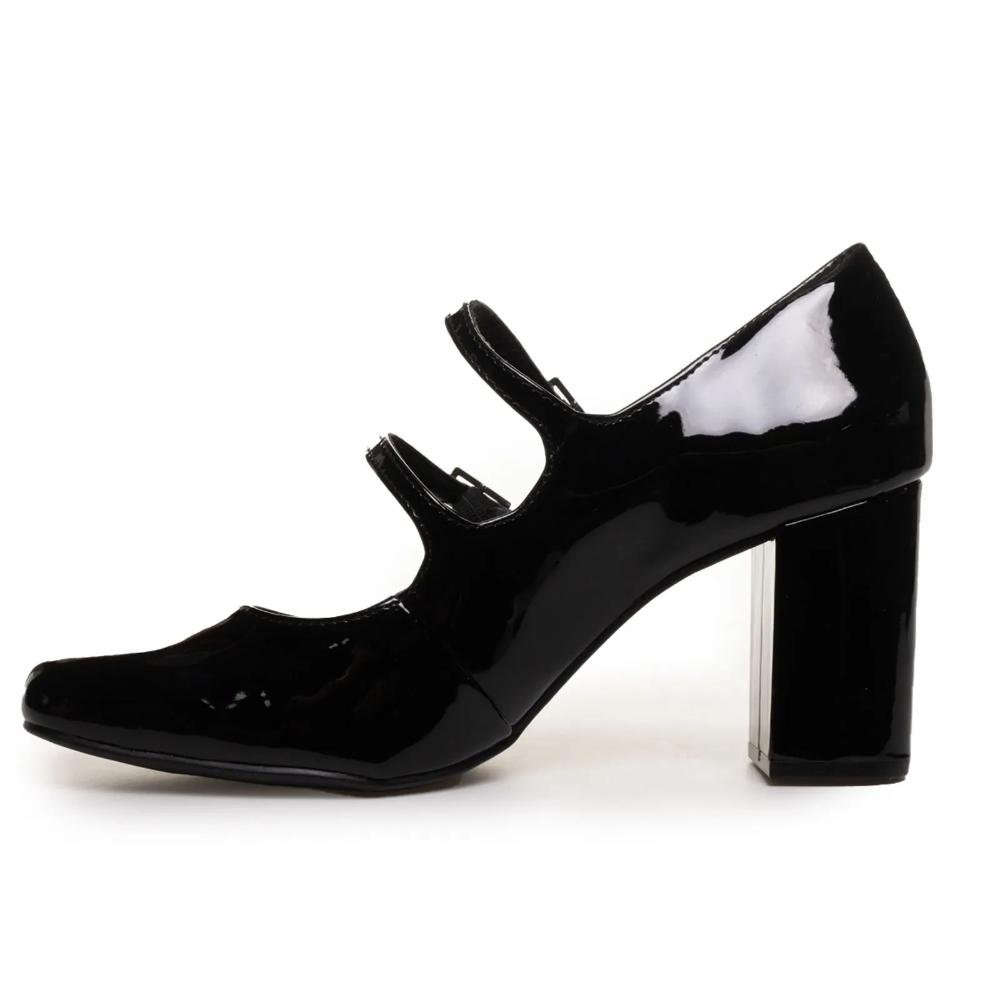 Sapato Via Marte Fivela Feminino Preto 2