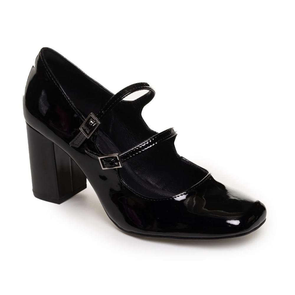 Sapato Via Marte Fivela Feminino Preto 3