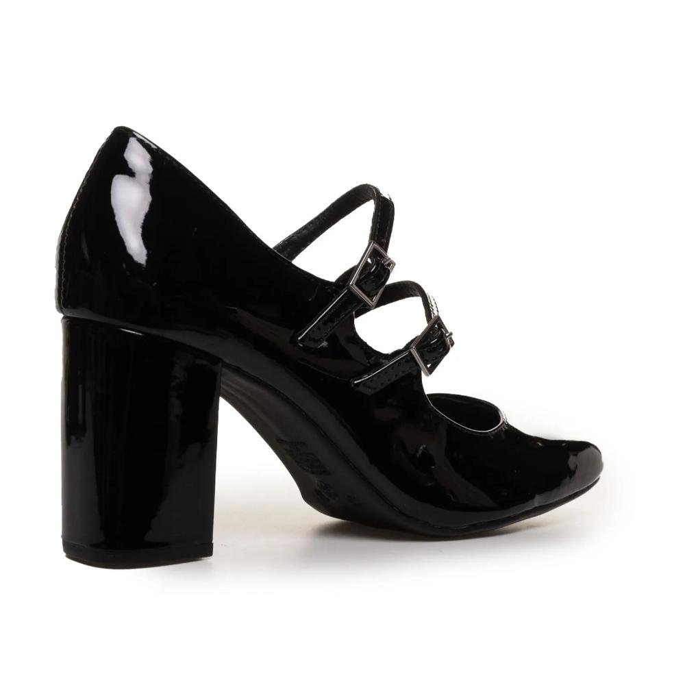 Sapato Via Marte Fivela Feminino Preto 5
