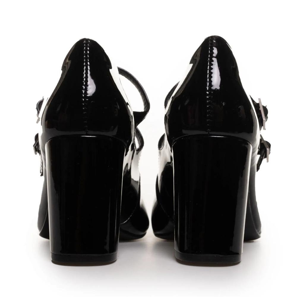 Sapato Via Marte Fivela Feminino Preto 6