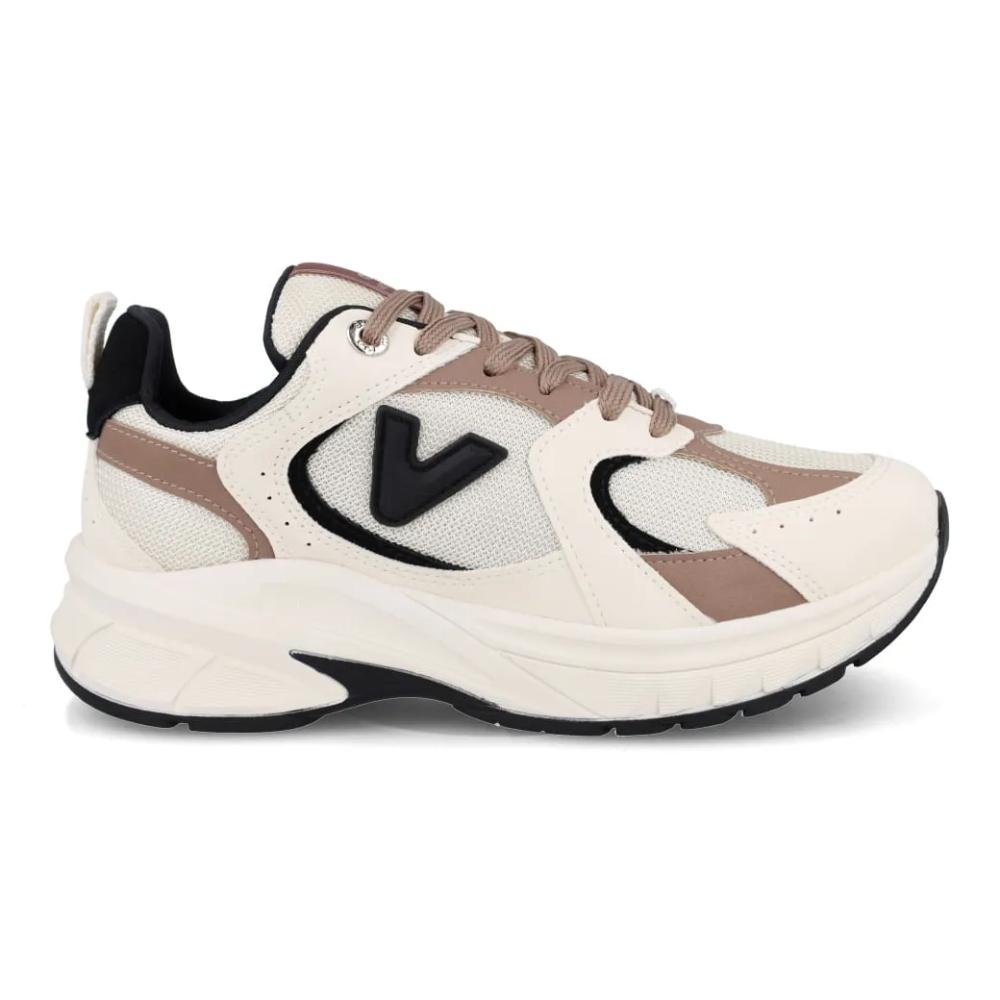 Tênis Via Marte Tela Feminino Off White/Preto 1
