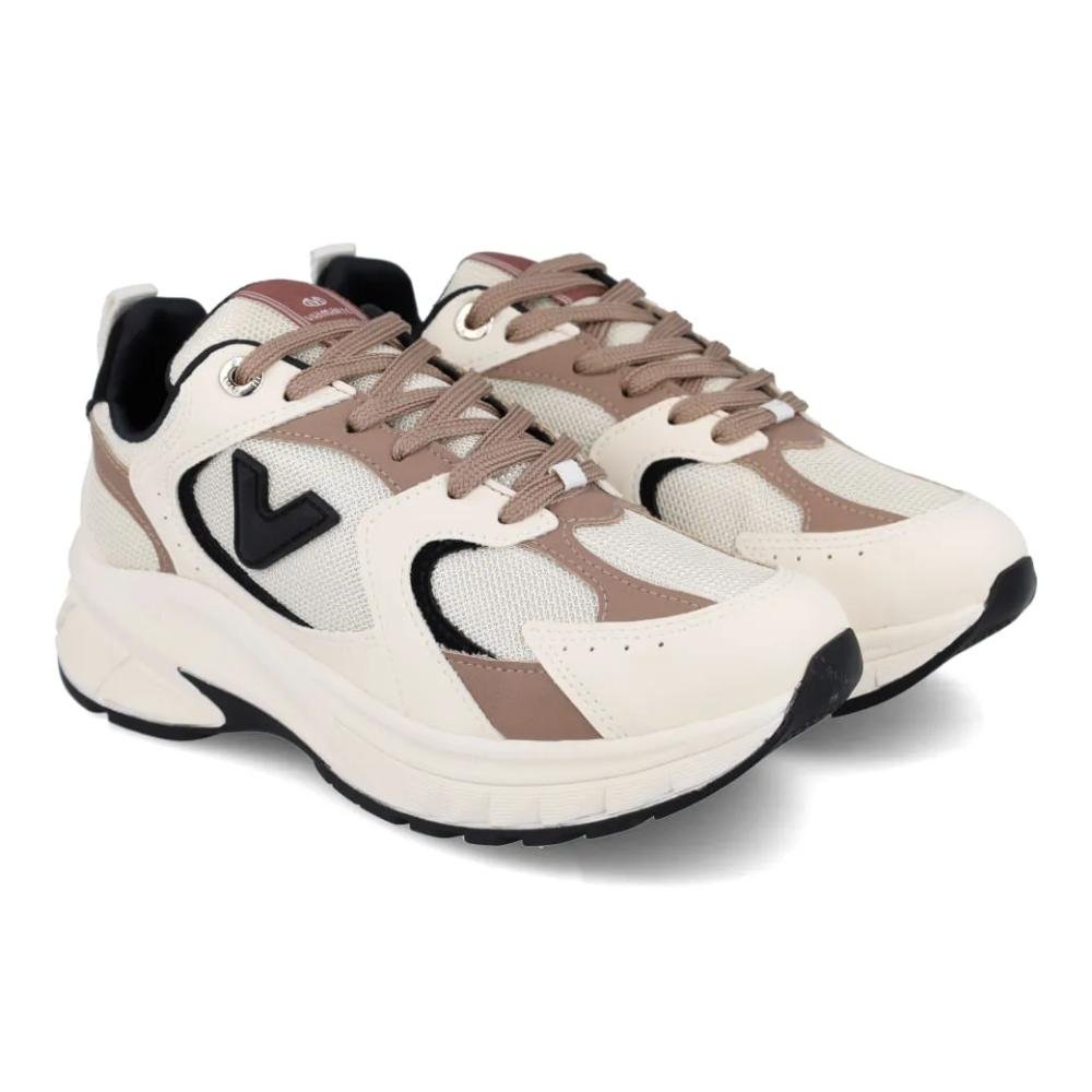 Tênis Via Marte Tela Feminino Off White/Preto 4