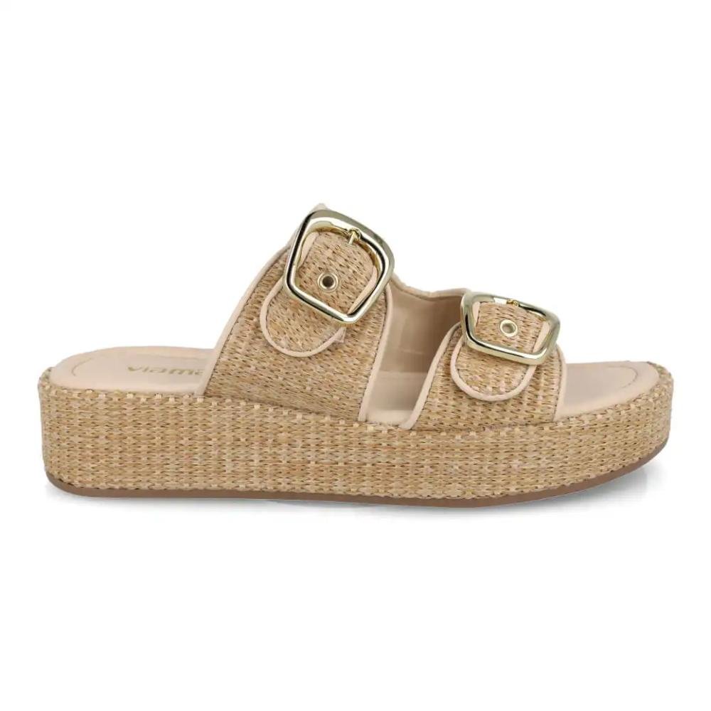 Tamanco Via Marte Ráfia Feminino