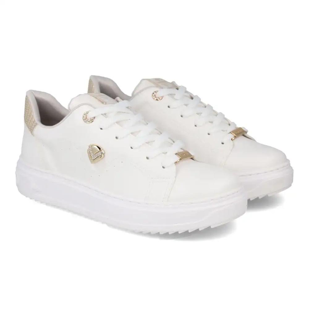 Tênis Via Marte Napa Plataforma Feminino Branco 4