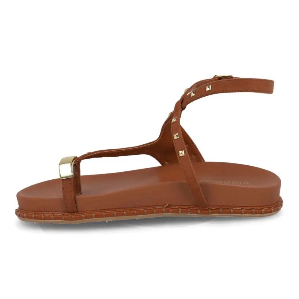 Sandália Via Marte Camurça Feminina Marrom 2