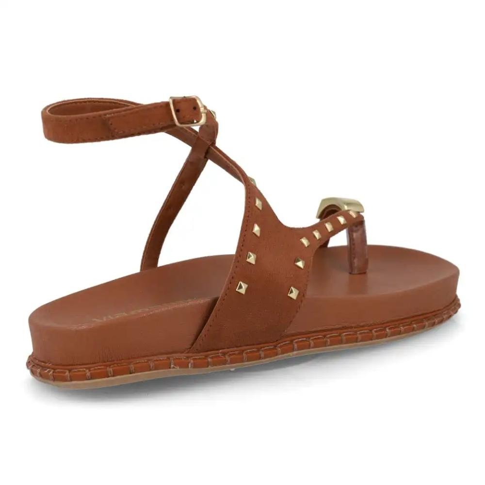 Sandália Via Marte Camurça Feminina Marrom 6