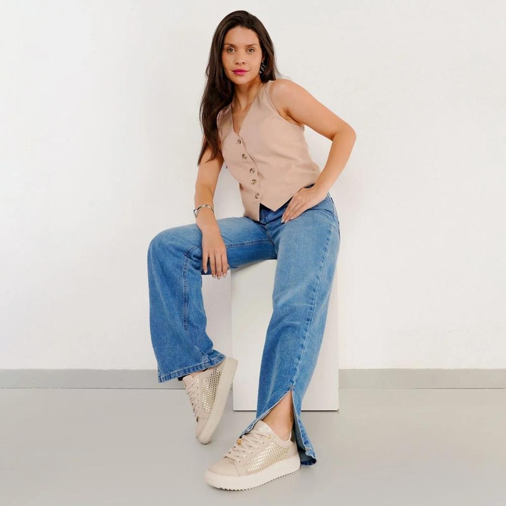 Tênis Via Marte Casual Saara Feminino Bege 10