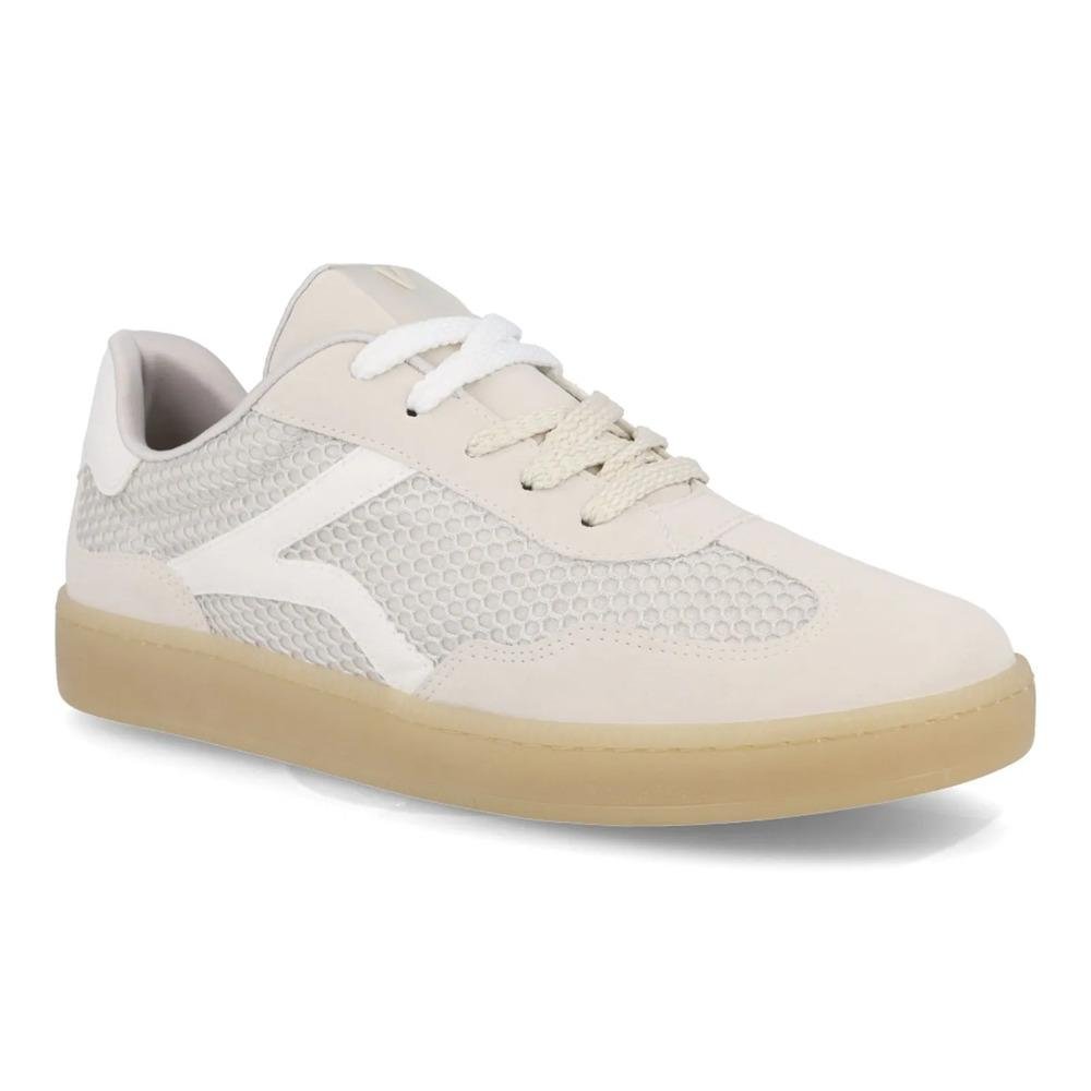 Tênis Via Marte Tela Colmeia Feminino Bege 3