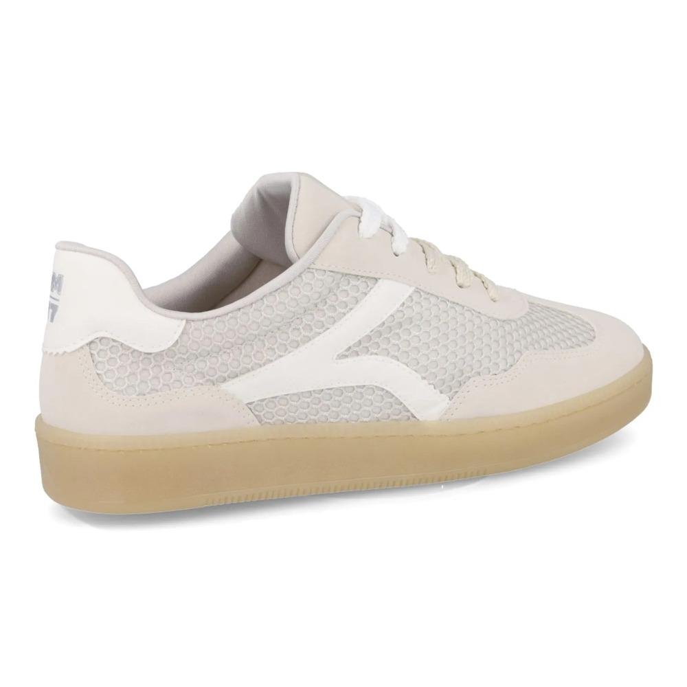 Tênis Via Marte Tela Colmeia Feminino Bege 6