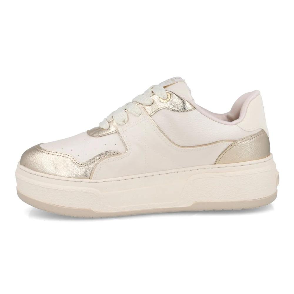 Tênis Via Marte Casual Feminino Branco/Prata 2