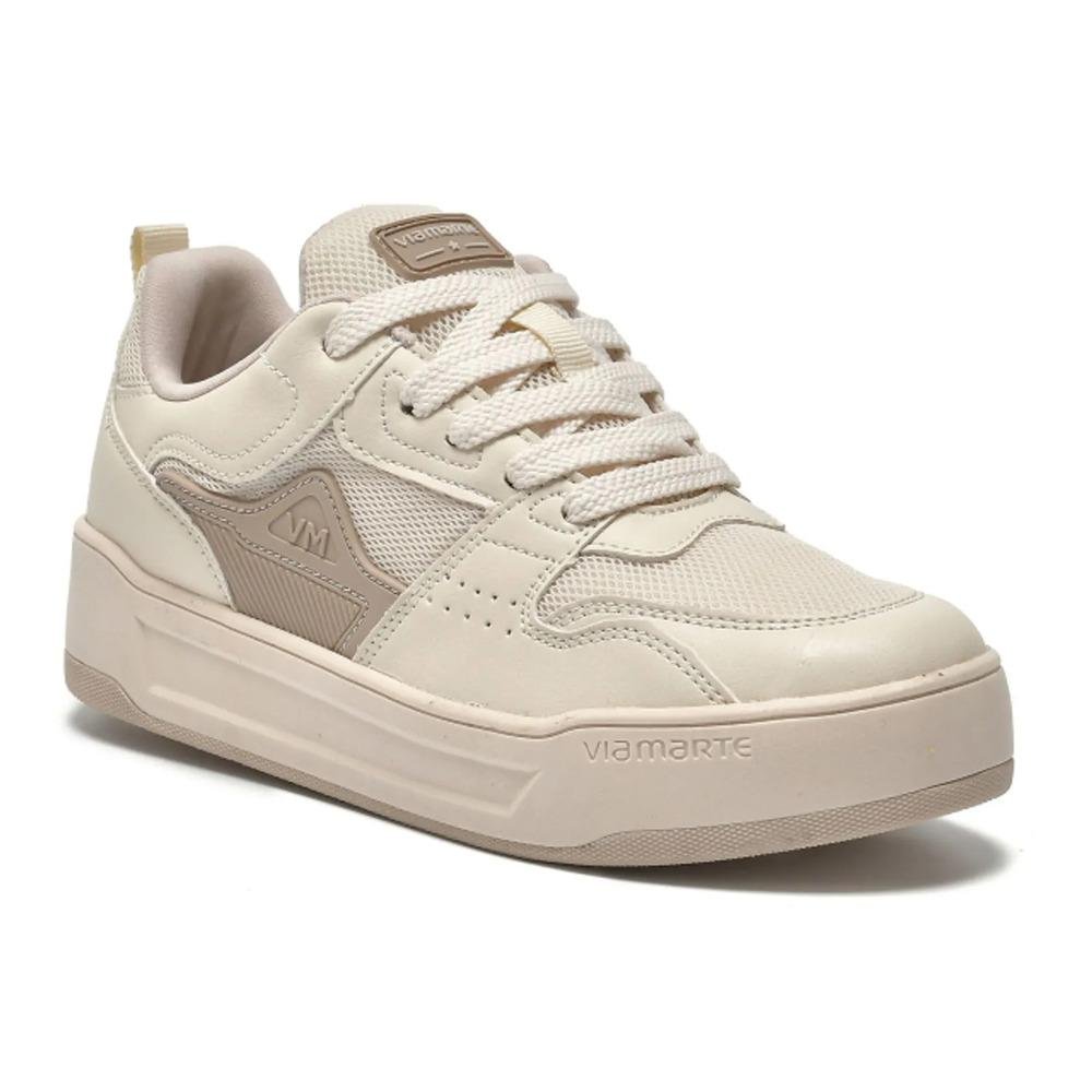 Tênis Via Marte Casual Feminino Off White 2