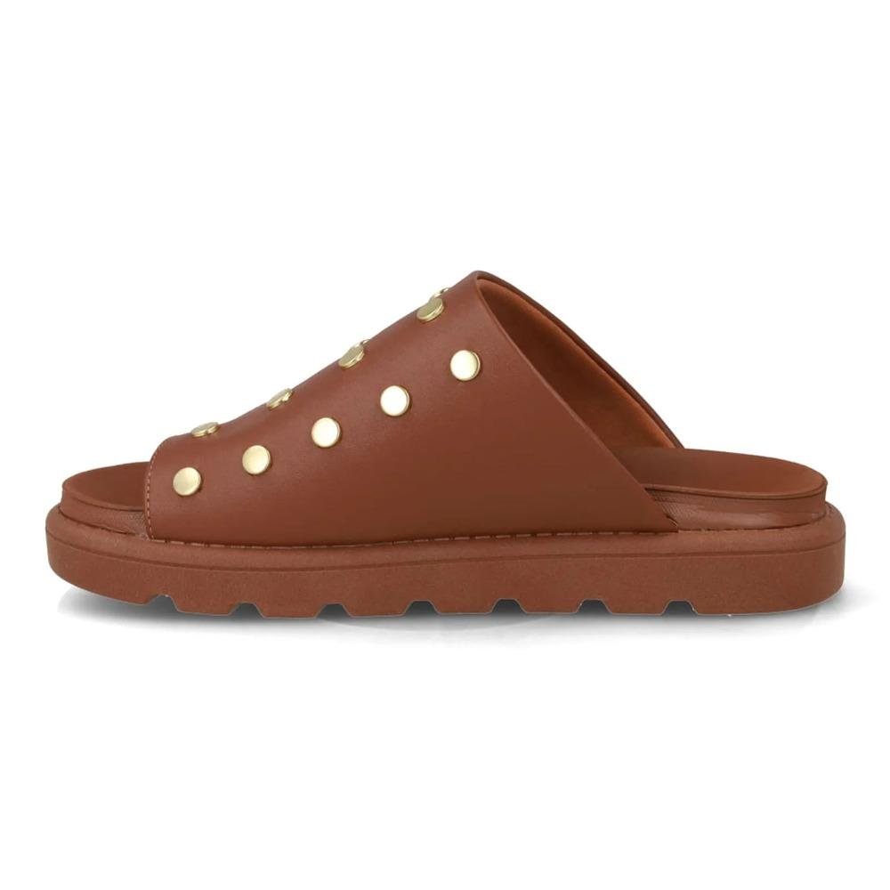 Sandália Vizzano Casual Tiras Cruzadas Feminina Marrom 2