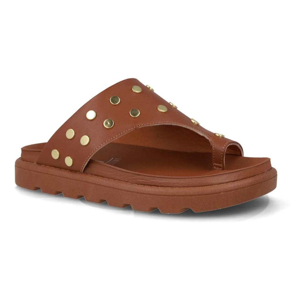 Sandália Vizzano Casual Tiras Cruzadas Feminina Marrom 3