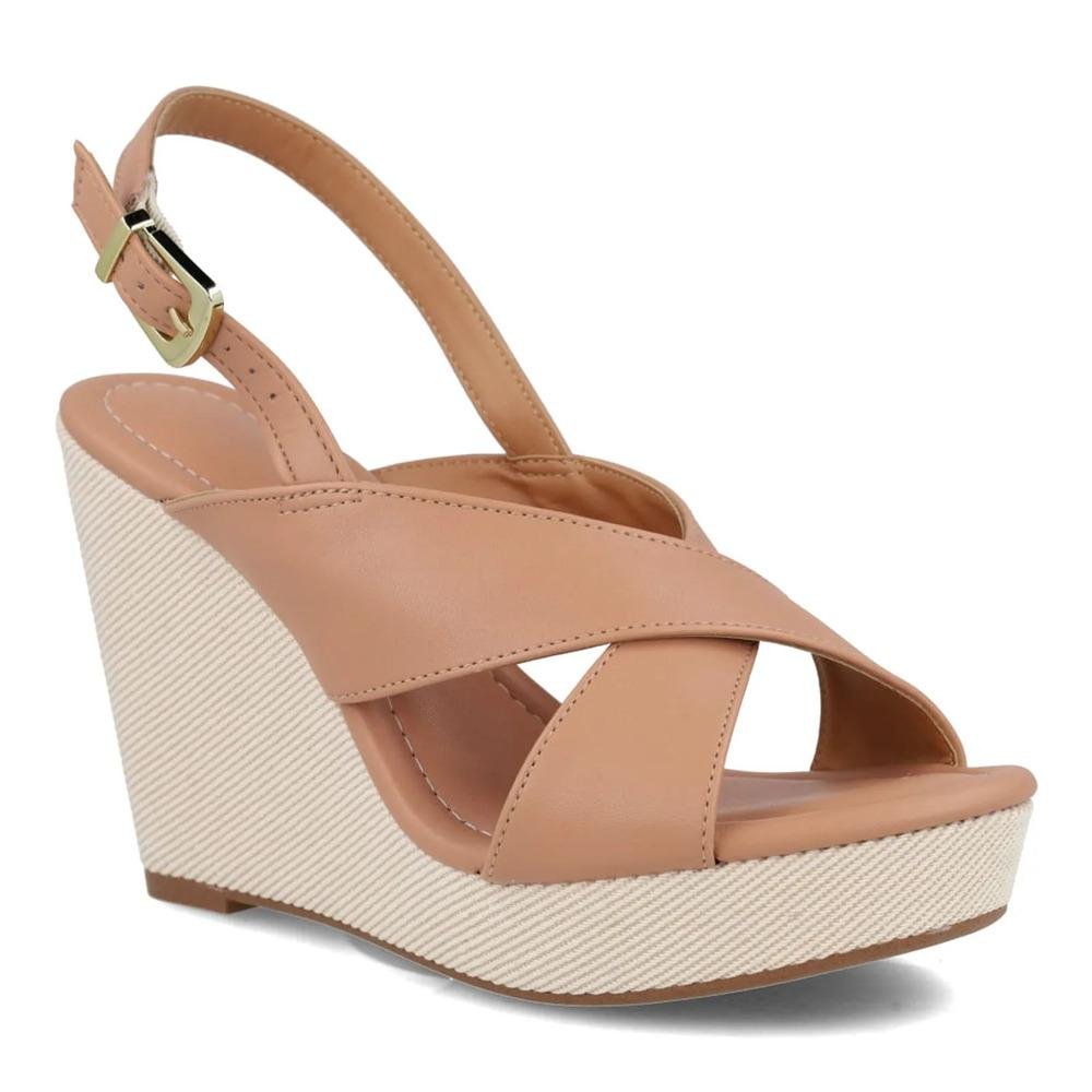 Sandália Vizzano Anabela Casual Feminina Nude 3