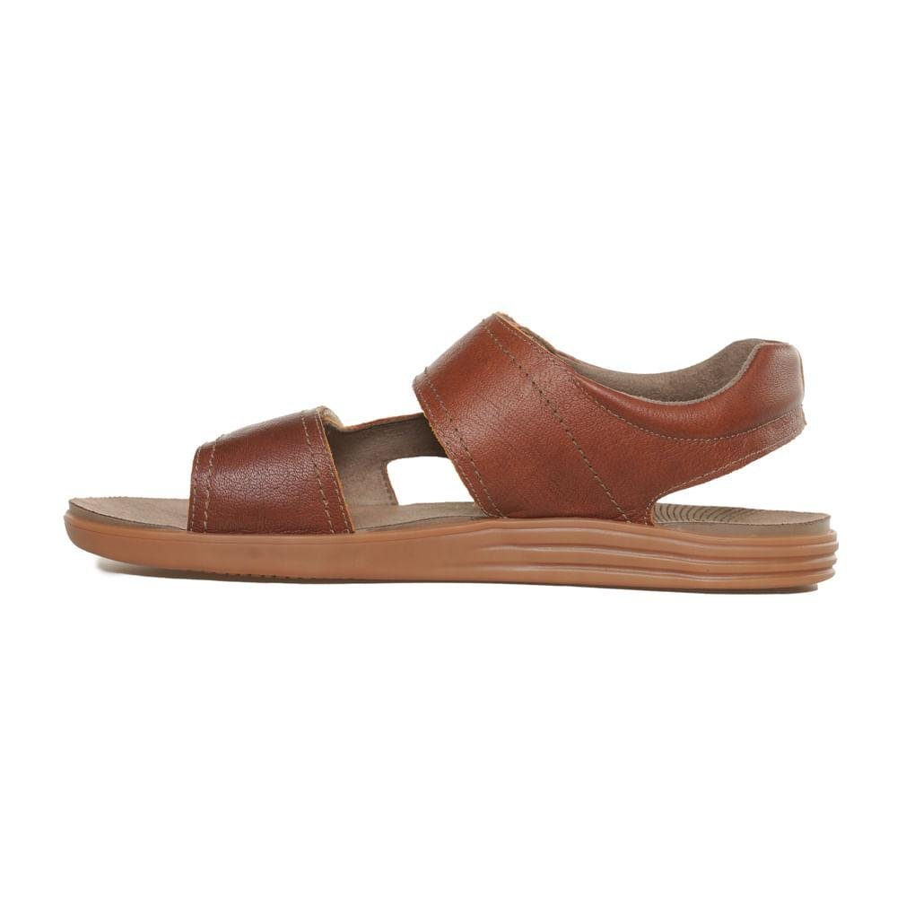 Sandália Freeway Velcro Masculina Marrom 2
