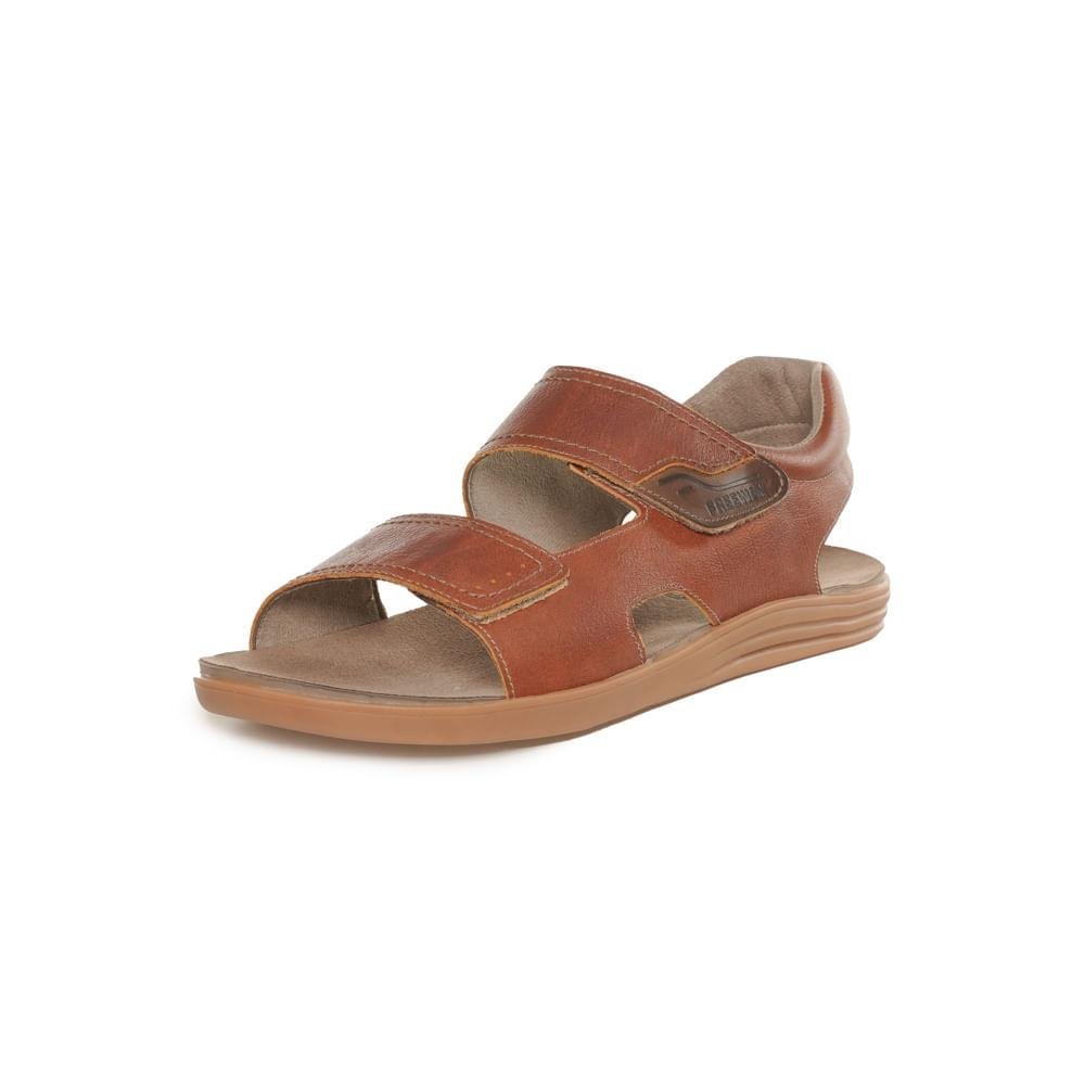 Sandália Freeway Velcro Masculina Marrom 5