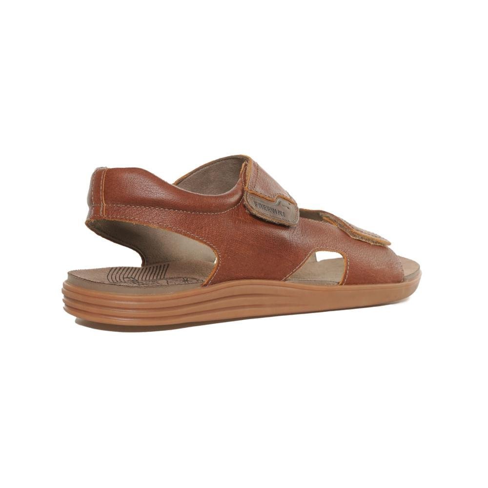 Sandália Freeway Velcro Masculina Marrom 6