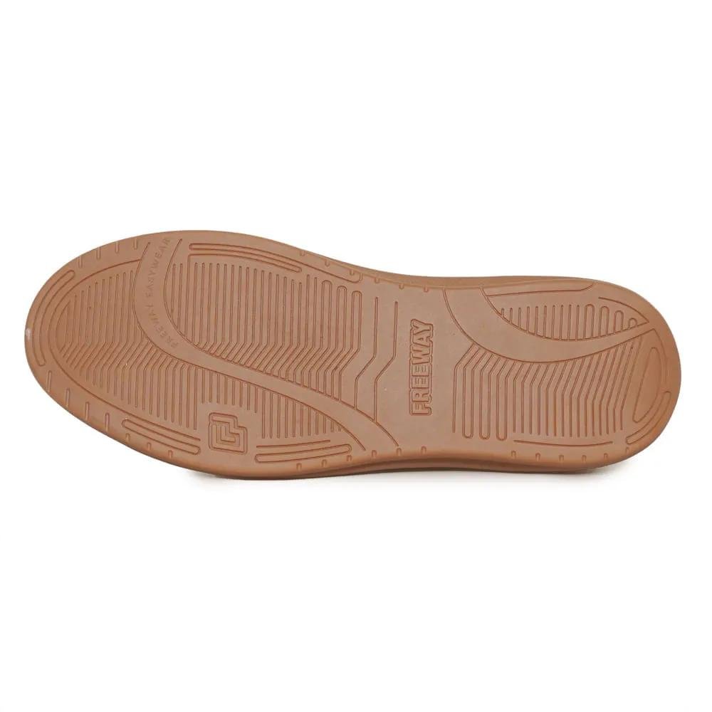 Sapatênis Free Way Elástico Couro Masculino Preto 8