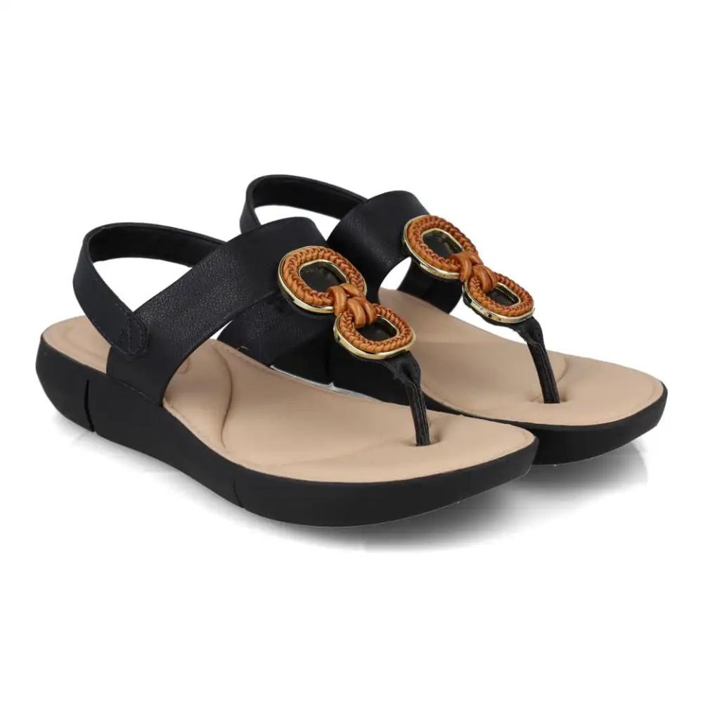 Sandália Modare Casual Feminina Preto 4