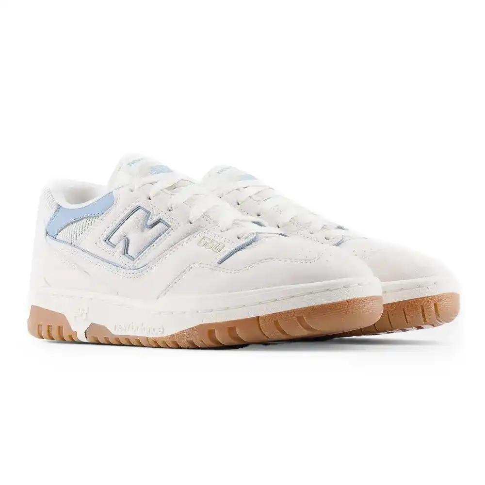 Tênis New Balance 550 Couro Feminino Branco/Azul 3