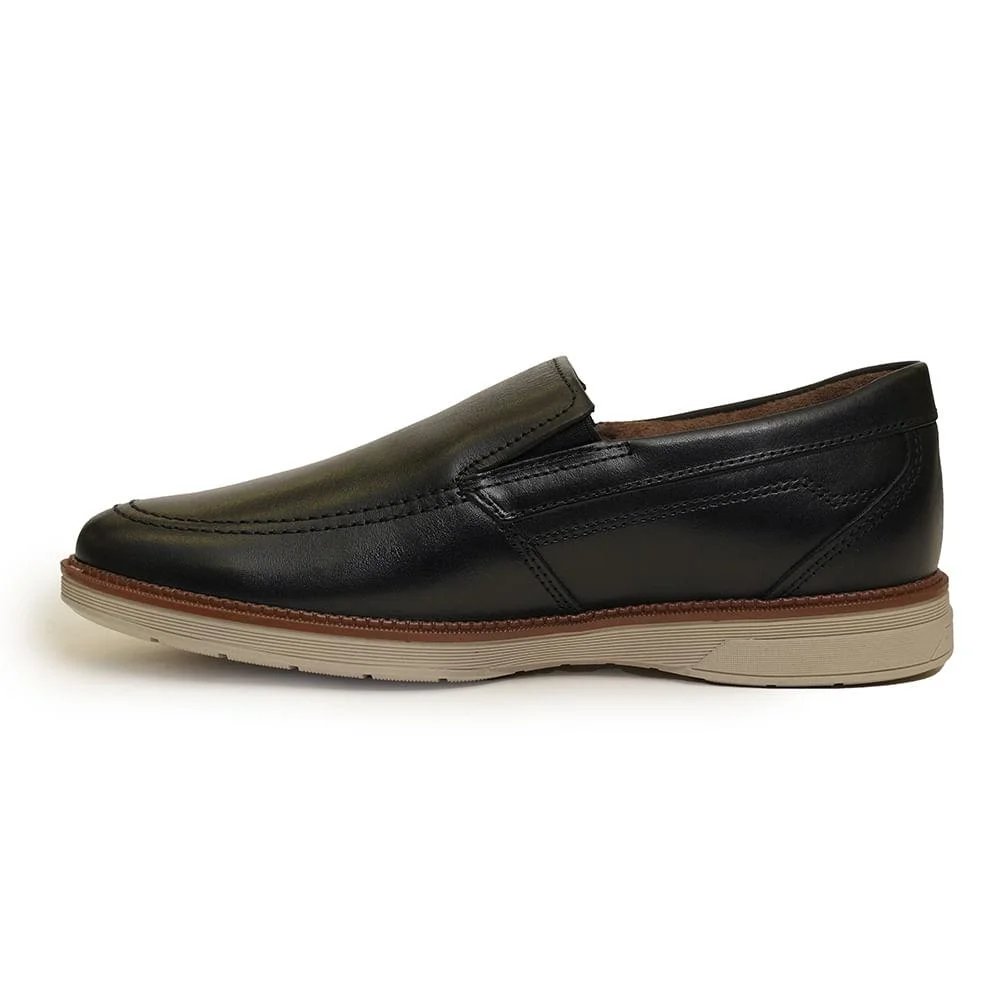 Sapato Mocassim Pegada Masculino Preto 2