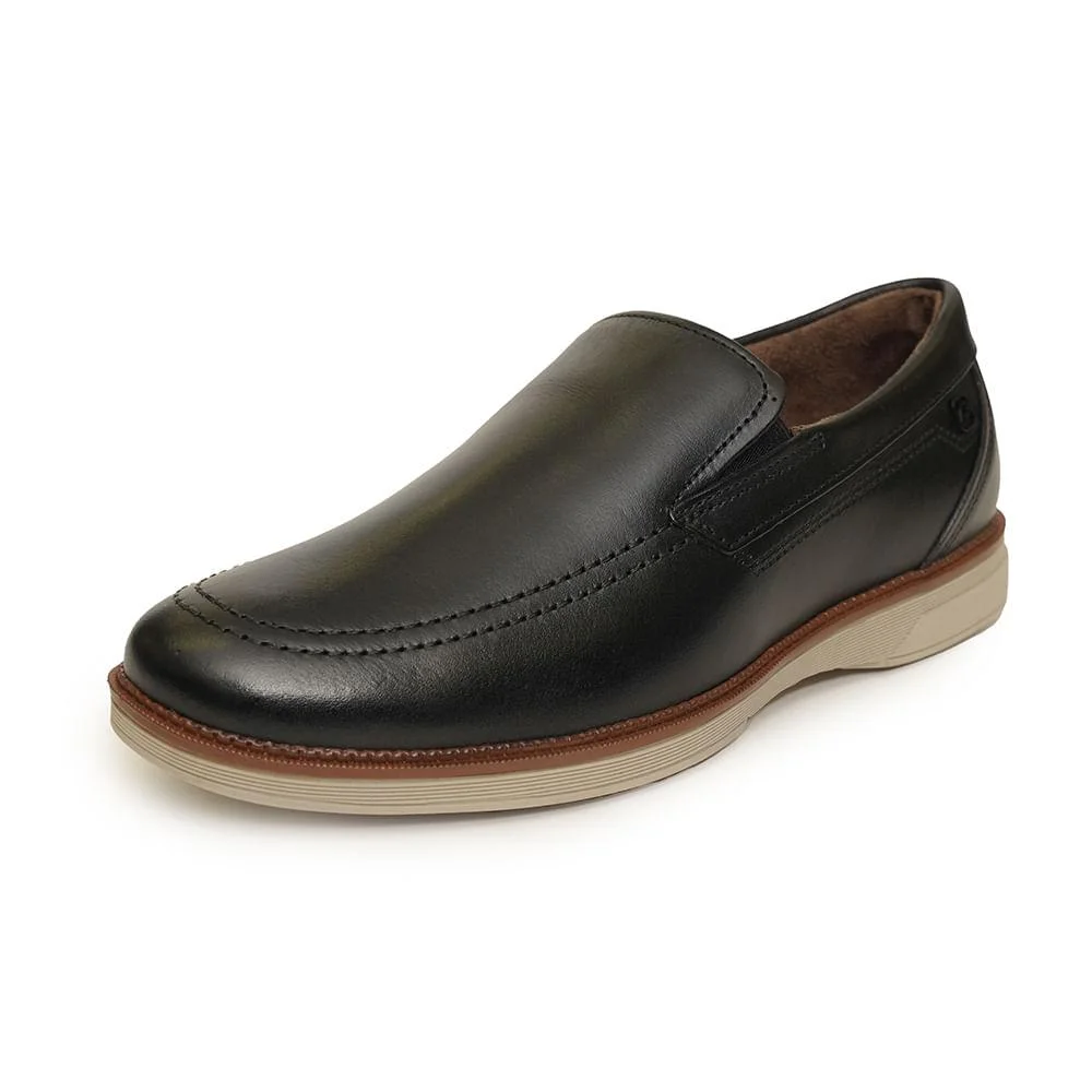 Sapato Mocassim Pegada Masculino Preto 5