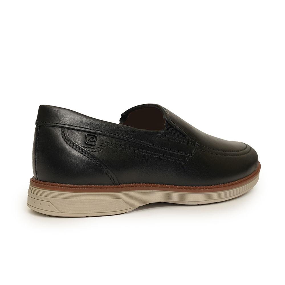 Sapato Mocassim Pegada Masculino Preto 6