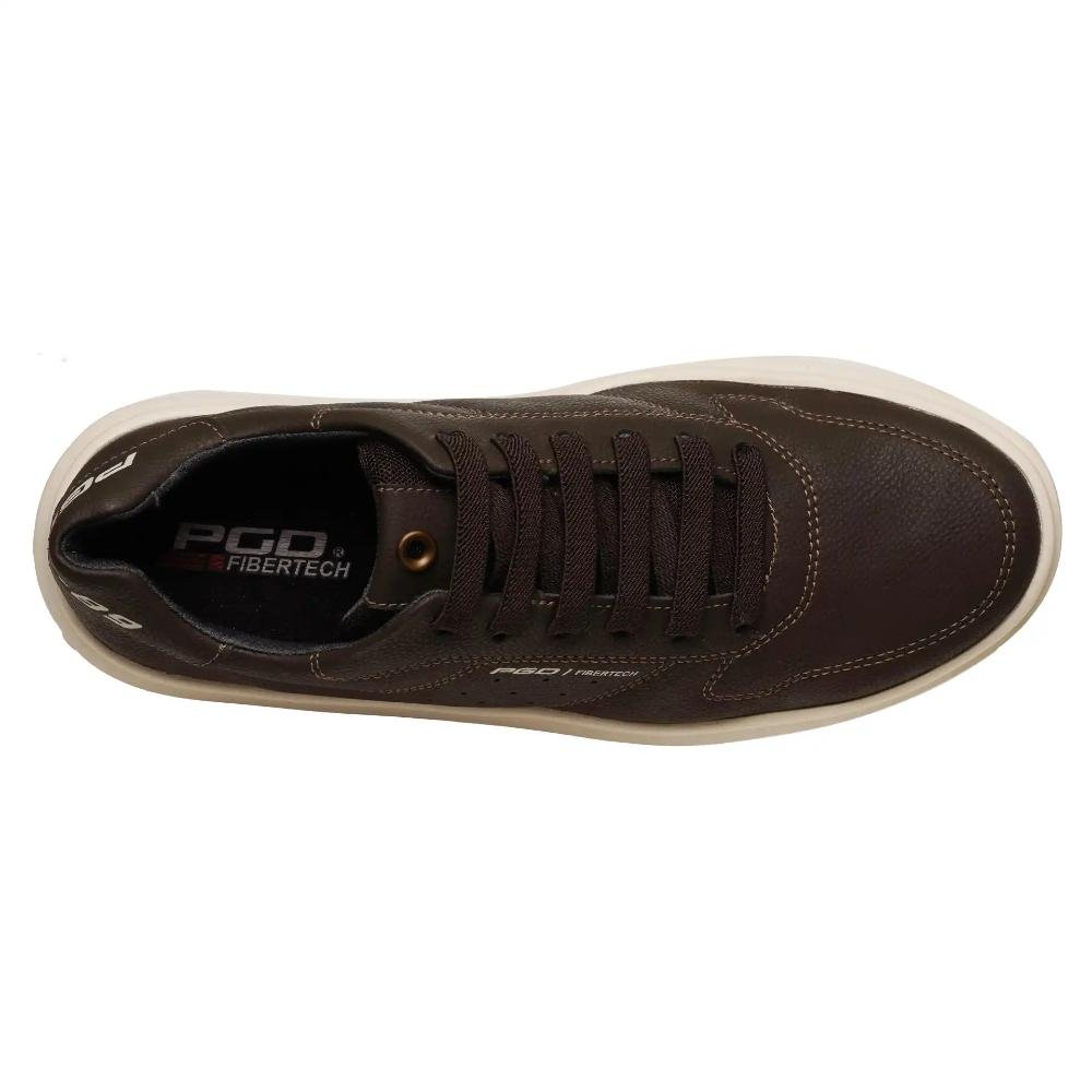 Tênis Pegada Casual Masculino Marrom 4