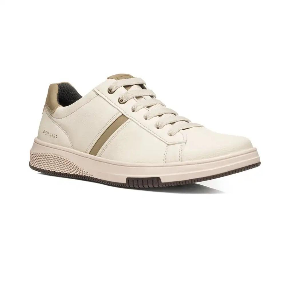 Tênis Pegada Casual Masculino Bege 2