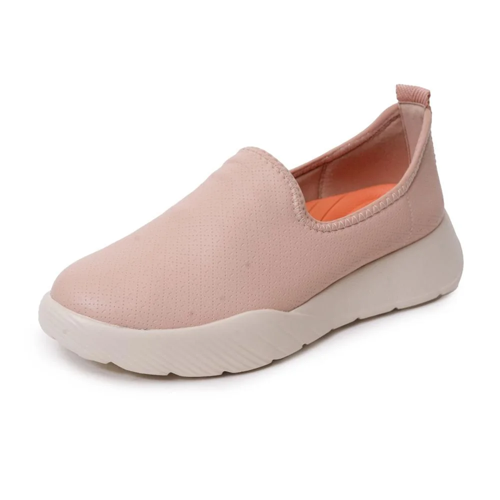 Tênis Piccadilly Slip On Feminino Rosa 5