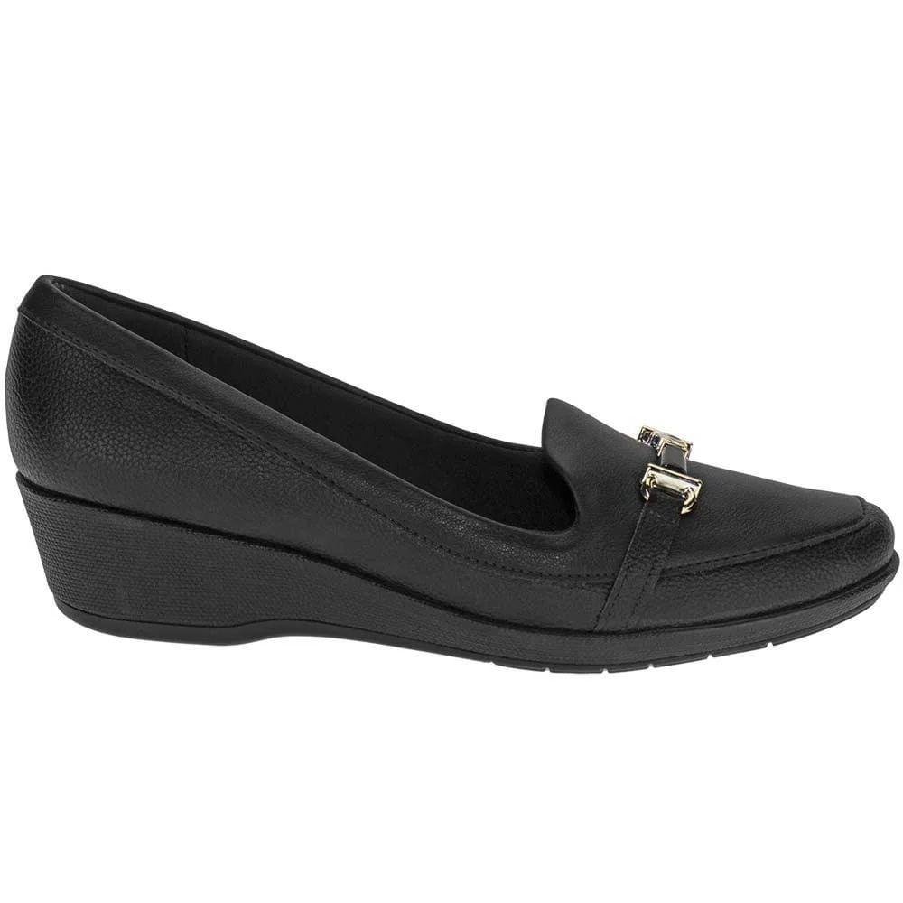 Sapato Mocassim Piccadilly  Fivela Feminino