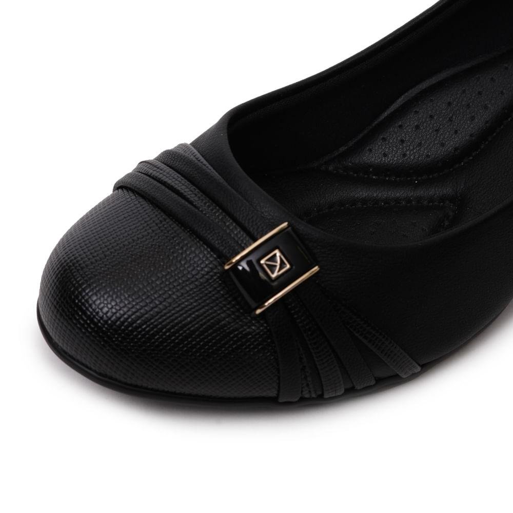 Sapato Piccadilly Scarpin Feminino Preto 6