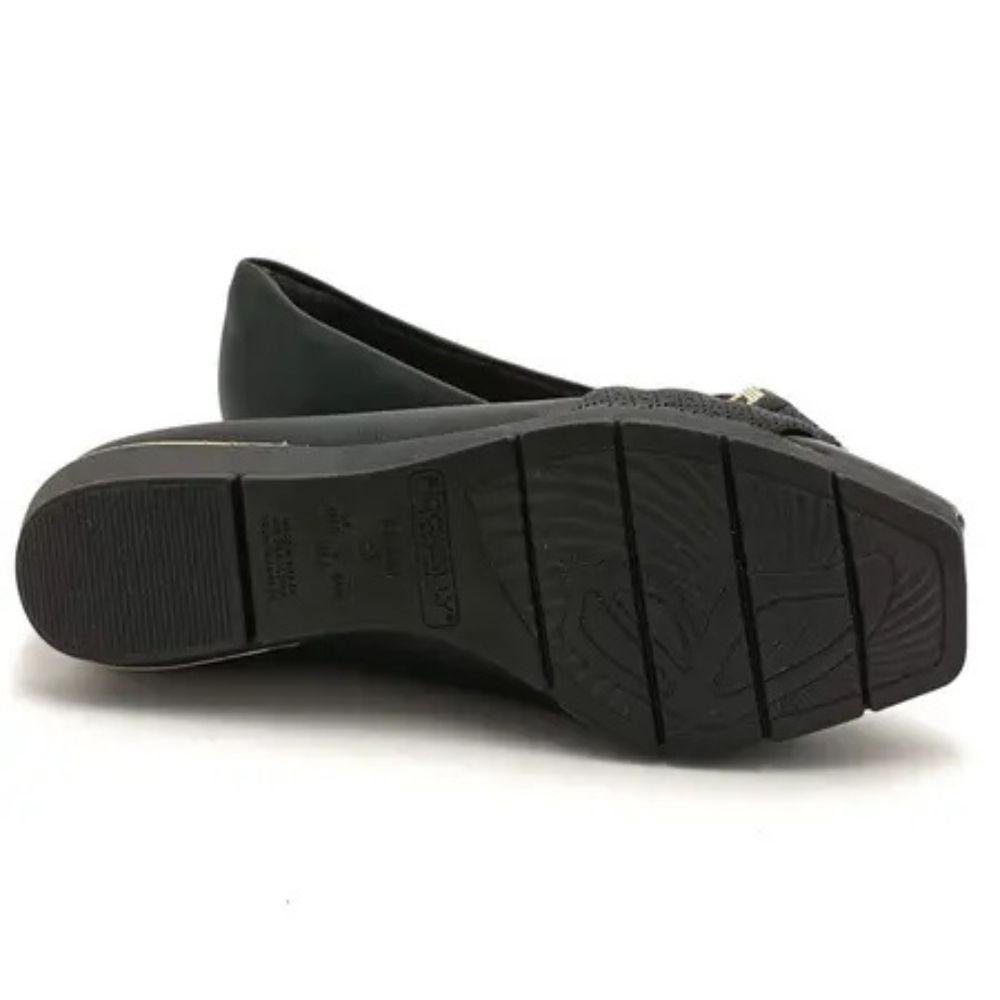 Sapatilha Piccadilly Laço Feminina Preto 6