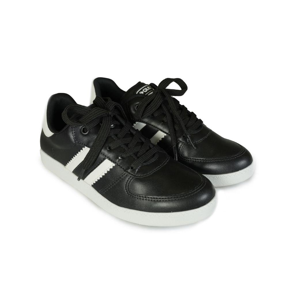 Tênis Quiz Casual Detalhe Feminino Preto 4