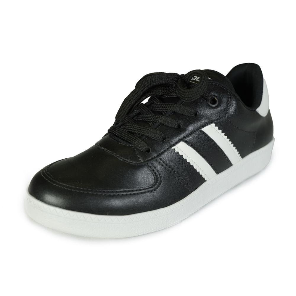 Tênis Quiz Casual Detalhe Feminino Preto 5