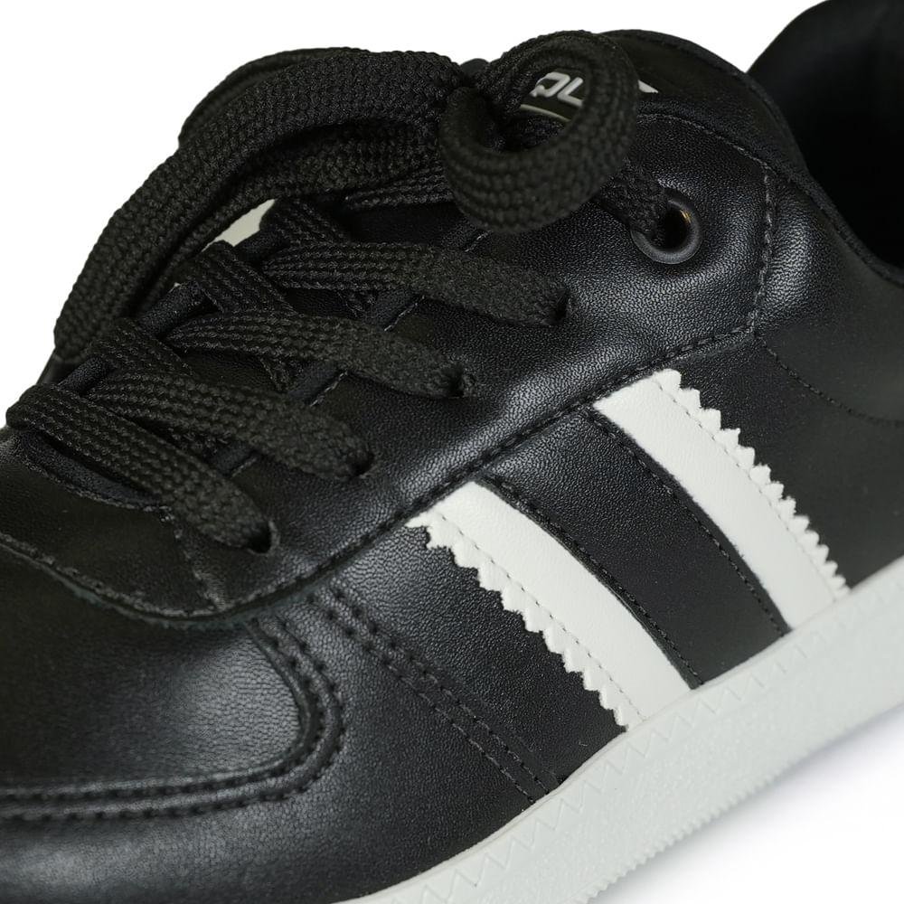 Tênis Quiz Casual Detalhe Feminino Preto 6